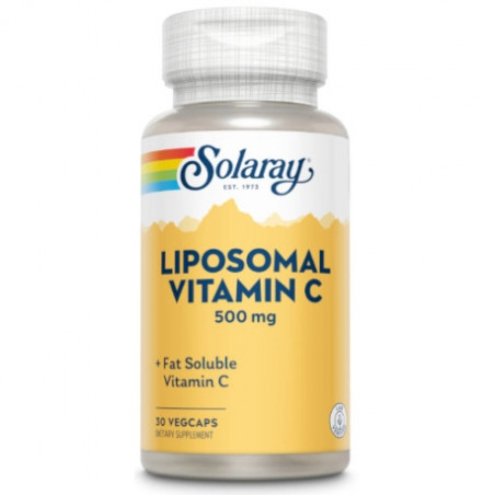 Comprar VITAMINA C 500 LIPOSOMAL 30 CAP SMALL SOLARAY - Coliseum
