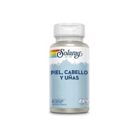 Comprar PIEL CABELLO UÑAS 60 CAP SOLARAY online - Farmacia Coliseum
