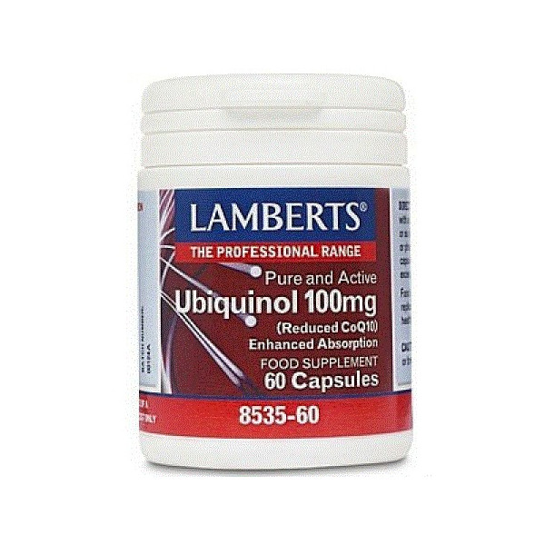 Comprar UBIQUINOL 100 MG 60 CAP LAMBERTS online - Farmacia Coliseum