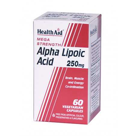 Comprar ACIDO ALFA LIPOICO 250MG 60 VCAP HEALTH AID NUTRINAT- Coliseum