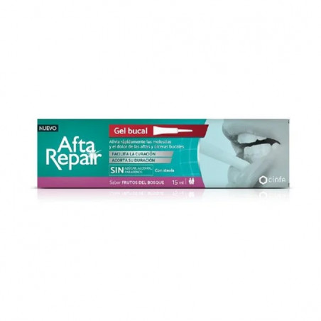 Comprar AFTA REPAIR GEL SABOR FRUTOS BOSQUE 15 ML CINFA - Coliseum