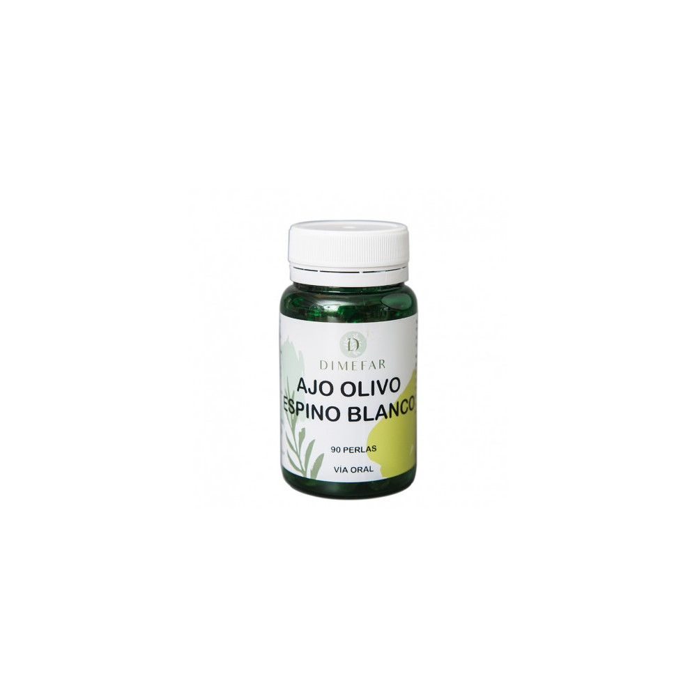 Comprar AJO OLIVO ESPINO BLANCO  90 PERLAS DIMEFAR online - Coliseum