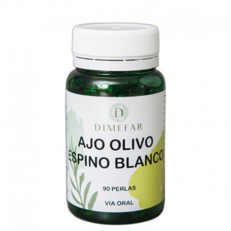 Comprar AJO OLIVO ESPINO BLANCO  90 PERLAS DIMEFAR online - Coliseum