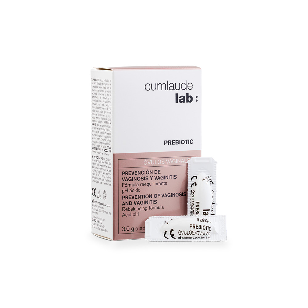 Comprar online CUMLAUDE PREBIOTIC 10 OVULOS VAGINALES  - Farmacia Coliseum