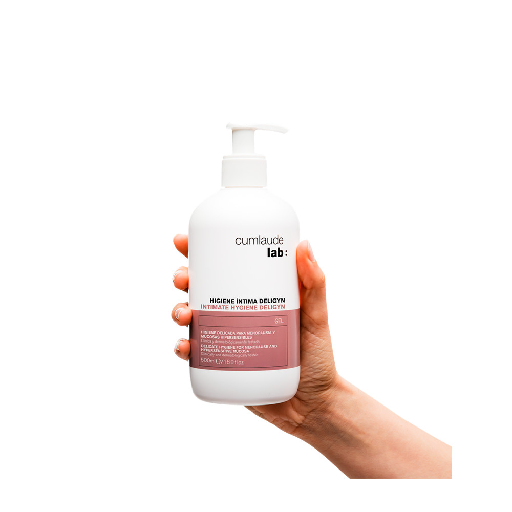 Comprar online CUMLAUDE GYNELAUDE HIGIENE INTIMA DELIGYN 500 ML  - Farmacia Coliseum