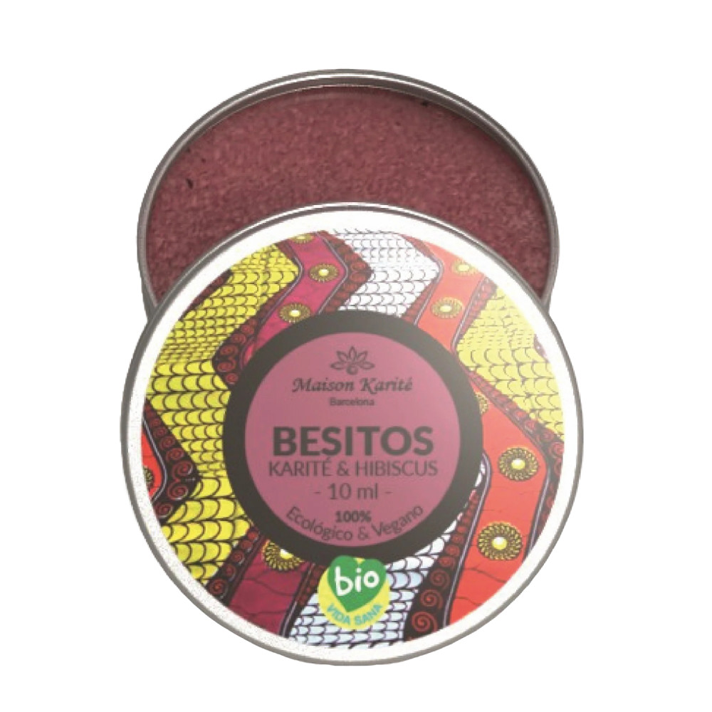 Comprar online BESITOS KARITE HIBISCUS CON COLOR 10ML MAISON KARITE