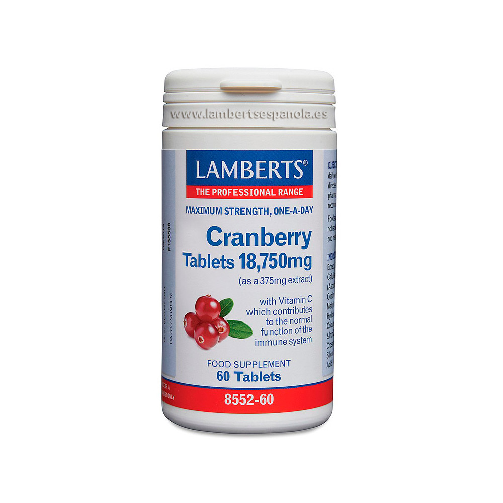 Comprar ARANDANO ROJO CRANBERRY 60 COMP LAMBERTS online - Coliseum