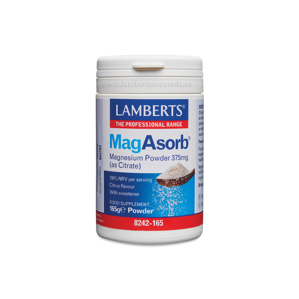 Comprar online MAGABSORB MAGNESIO CITRATRO 165 G LAMBERTS - Coliseum