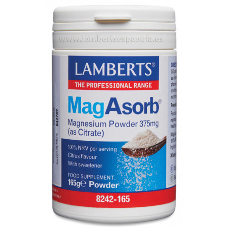 Comprar online MAGABSORB MAGNESIO CITRATRO 165 G LAMBERTS - Coliseum