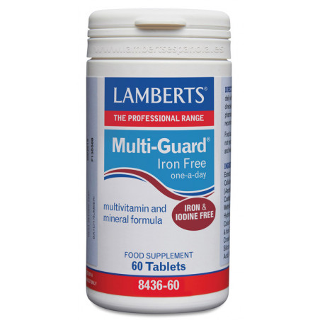 MULTI GUARD IRON FREE SIN HIERRO NI YODO 60 COMP LAMBERTS - Coliseum