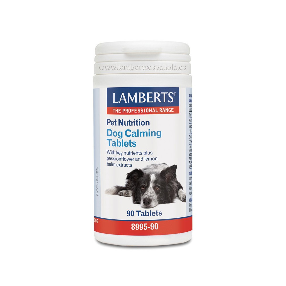 Comprar PET NUTRITION DOG CALMING CALMANTES PERRIS 90 COMP LAMBERTS