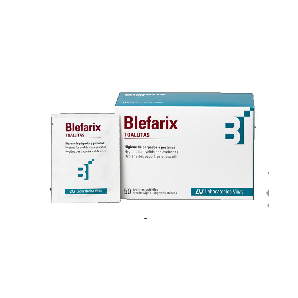 Comprar online BLEFARIX 50 TOALLITAS VIÑAS - Farmacia Coliseum
