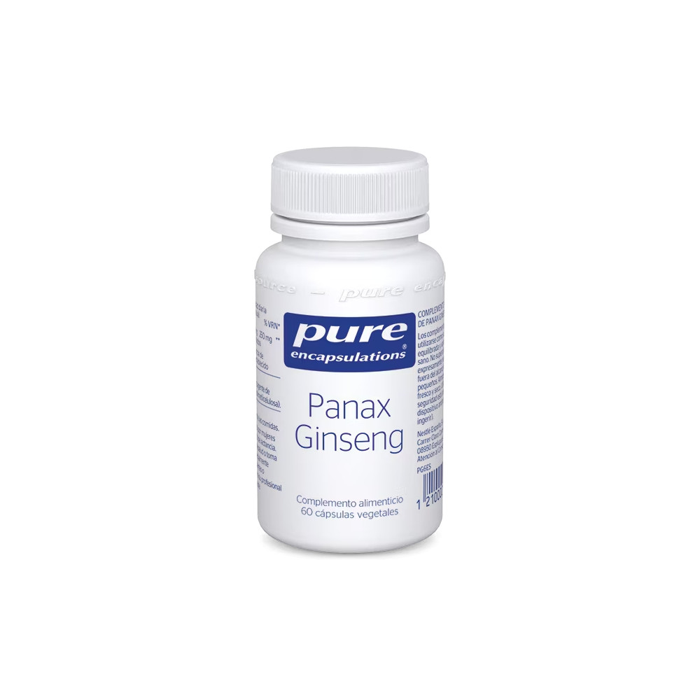 Comprar PANAX GINSENG 60 CAP PURE ENCAPSULATIONS online - Farmacia Coliseum