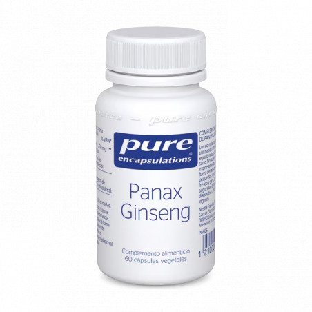 Comprar PANAX GINSENG 60 CAP PURE ENCAPSULATIONS online - Farmacia Coliseum
