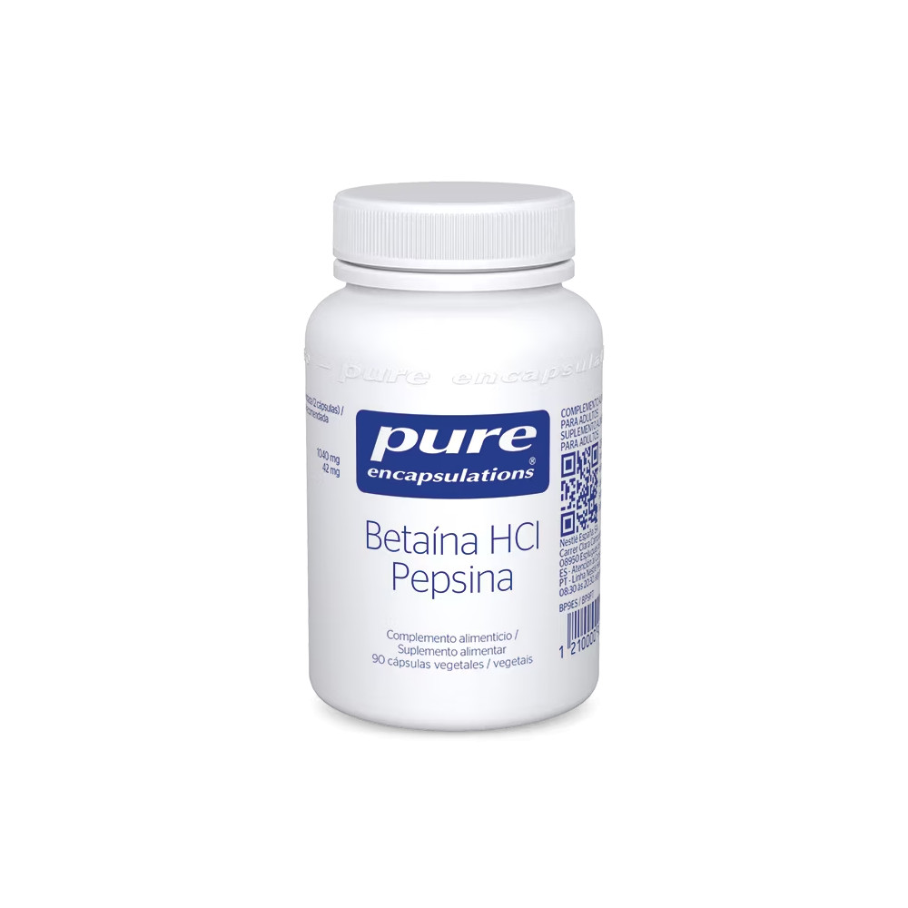 Comprar online BETAINA HCL 90 CAP PURE ENCAPSULATIONS - Coliseum