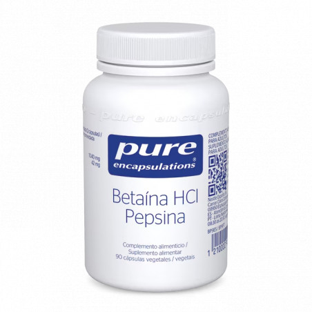 Comprar online BETAINA HCL 90 CAP PURE ENCAPSULATIONS - Coliseum