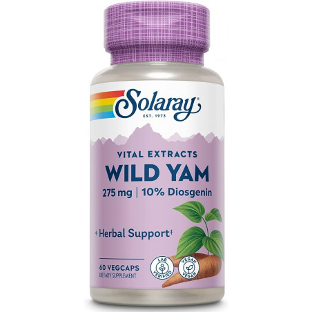 Comprar WILD YAM 60 VEGCAPS SOLARAY online - Farmacia Coliseum
