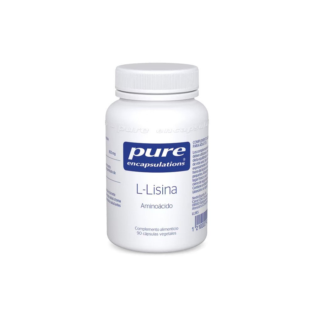 Comprar LISINA 400 MG 90 CAP PURE ENCAPSULATIONS online - Coliseum