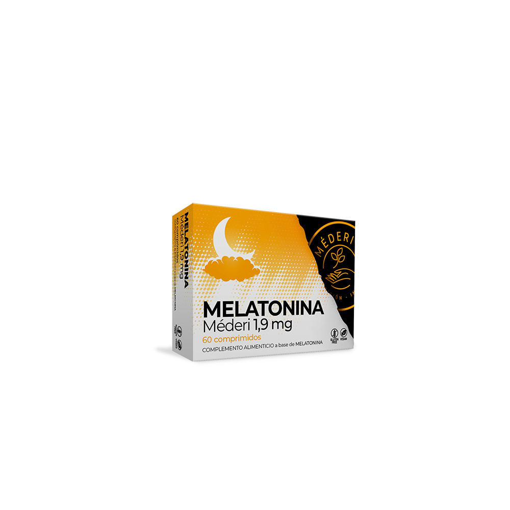 Comprar MELATONINA 1,9 MG 60 COMP MEDERI online - Farmacia Coliseum