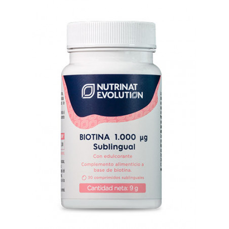 Comprar online BIOTINA 1000 SUBLINGUAL 30 COMP NUTRINAT EVOLUTION - Farmacia Coliseum
