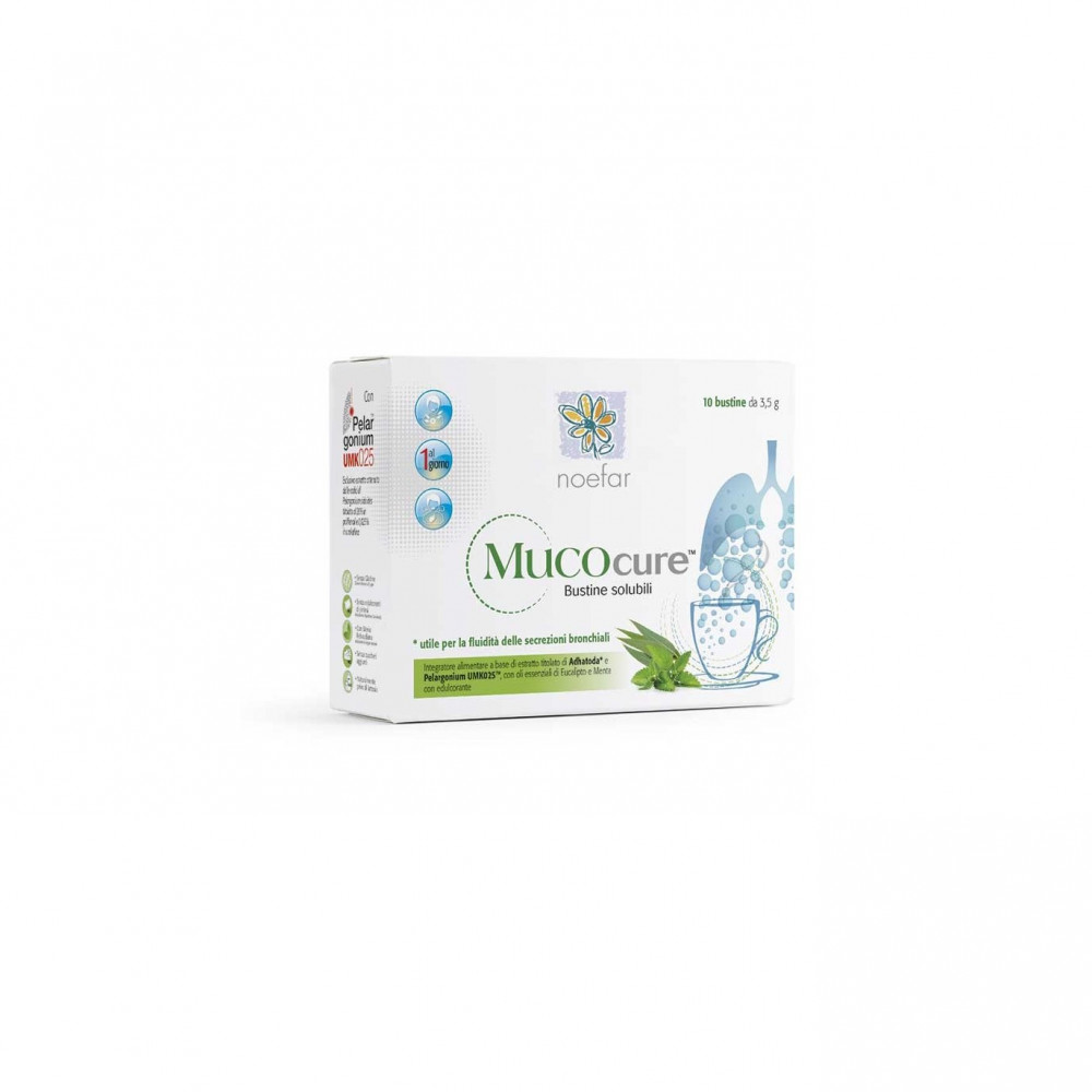 Comprar MUCOCURE INFUSIONES 10 UNIDADES NOEFAR - Farmacia Coliseum