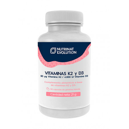 Comprar online VITAMINA K2 Y D3 30CAP NUTRINAT EVOLUTION - Farmacia Coliseum