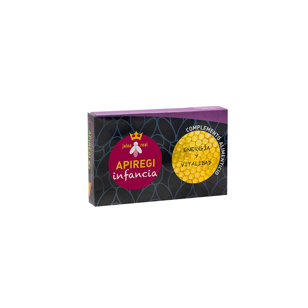 APIREGI INFANCIA JALEA REAL 500 MG 20 VIALES ARTESANIA AGRICOLA