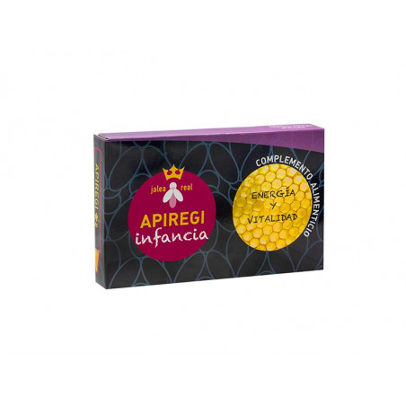 APIREGI INFANCIA JALEA REAL 500 MG 20 VIALES ARTESANIA AGRICOLA
