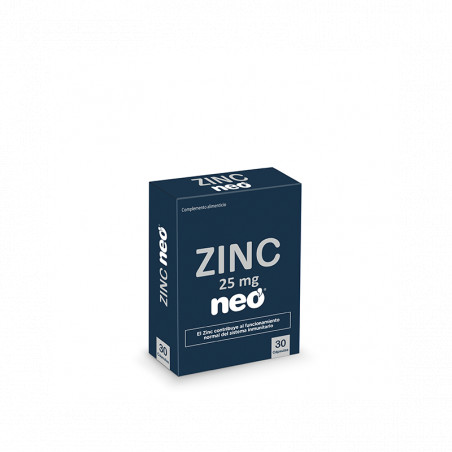 Comprar online ZINC 30 CAP NEOVITAL - Farmacia Coliseum