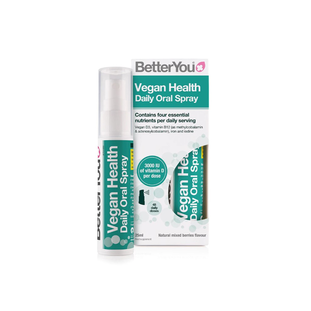 Comprar VEGAN HEALTH MULTI SPRAY ORAL 25 CC BETTER YOU online - Farmacia Coliseum