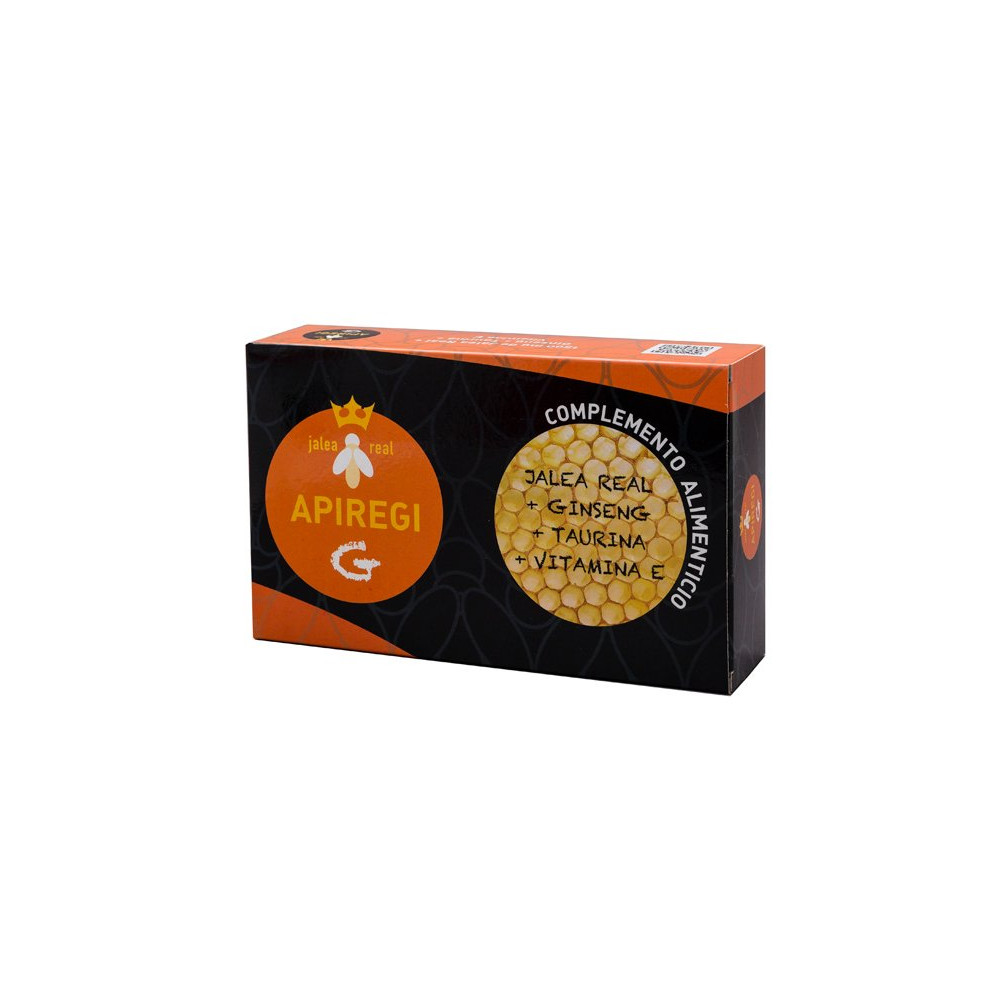 APIREGI-G JALEA REAL GINSENG TAURINA VIT E 20 AMP ARTESANIA AGRICOLA