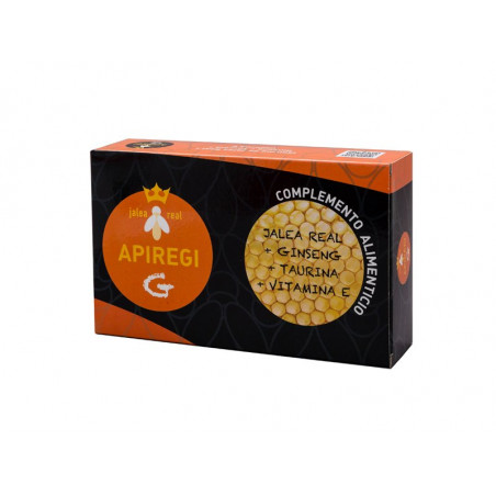 APIREGI-G JALEA REAL GINSENG TAURINA VIT E 20 AMP ARTESANIA AGRICOLA