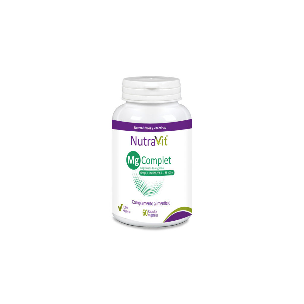 Comprar online MG COMPLET 60 CAP VEG NUTRAVIT - Farmacia Coliseum