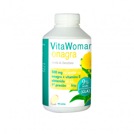 Comprar ONAGRA ACEITE 1ª PRESION 500 MG 450 PERLAS ELADIET  - Coliseum