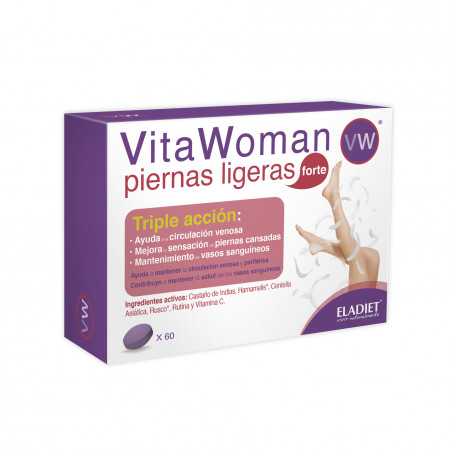 Comprar VITAWOMAN PIERNAS LIGERAS FORTE 60 COMP ELADIET - Coliseum