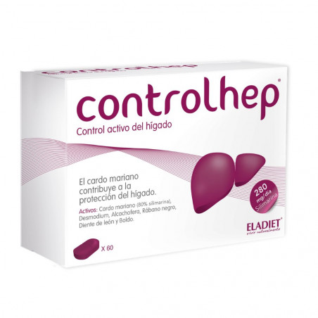 Comprar CONTROLHEP 60 COMP ELADIET online - Farmacia Coliseum