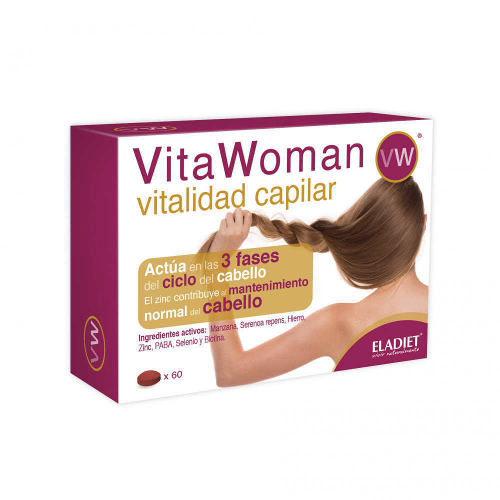 Comprar VITAWOMAN VITALIDAD CAPILAR 60 COMP ELADIET online - Coliseum