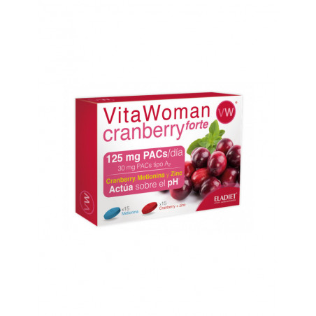 Comprar VITAWOMAN CRANBERRY FORTE 30 COMP ELADIET online - Coliseum