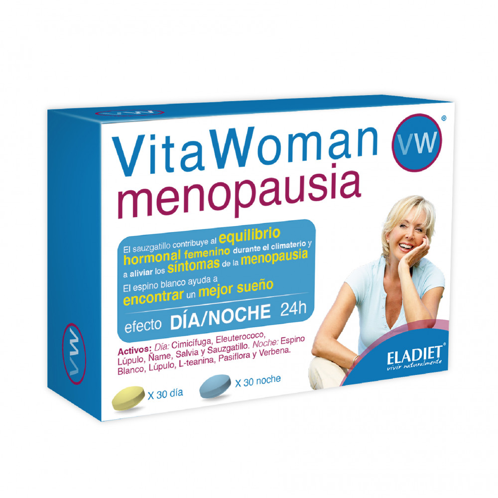 VITAWOMAN MENOPAUSIA 60 COMP 30 DIA + 30 NOCHE ELADIET- Coliseum