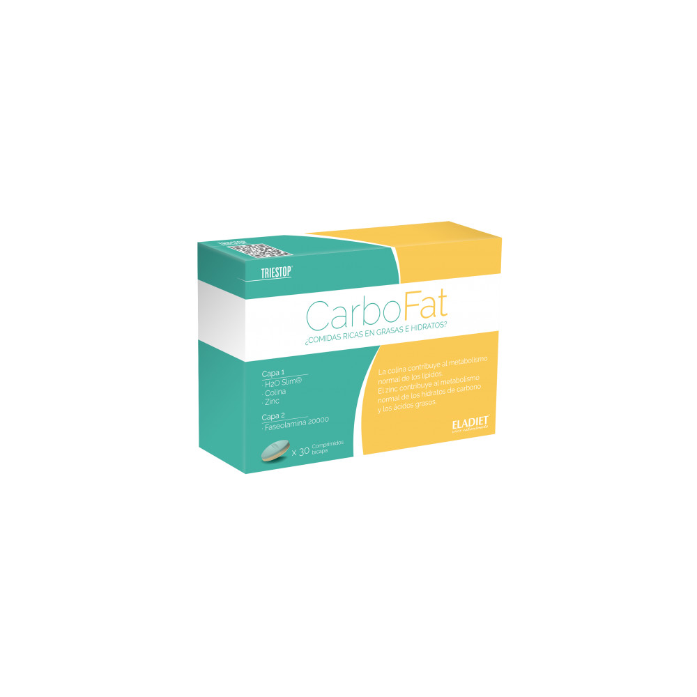 Comprar TRIESTOP CARBOFAT 30 COMP ELADIET online - Farmacia Coliseum