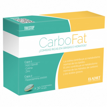 Comprar TRIESTOP CARBOFAT 30 COMP ELADIET online - Farmacia Coliseum