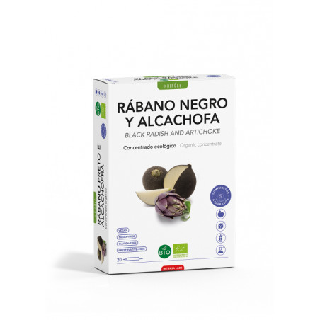 Comprar online RABANO NEGRO+ALCACHOFA 20 AMP BIOPOLE.INTERSA