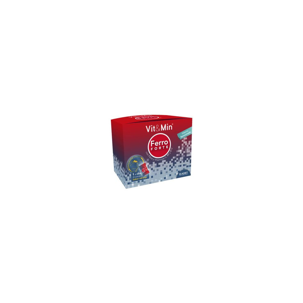 Comprar VIT&MIN FERRO FORTE 20 SOBRES ELADIET online - Coliseum
