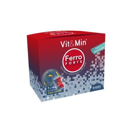 Comprar VIT&MIN FERRO FORTE 20 SOBRES ELADIET online - Coliseum
