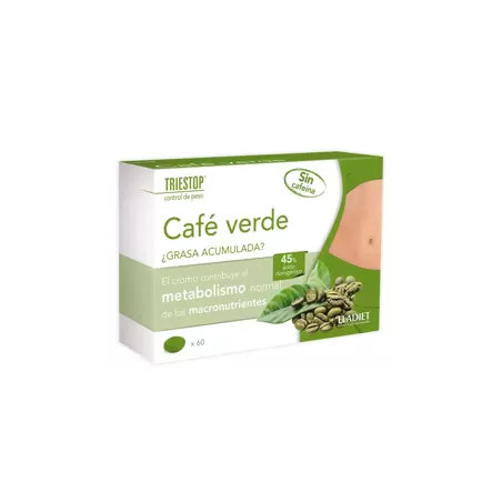 Comprar TRIESTOP CAFE VERDE 60 COMP ELADIET online - Farmacia Coliseum