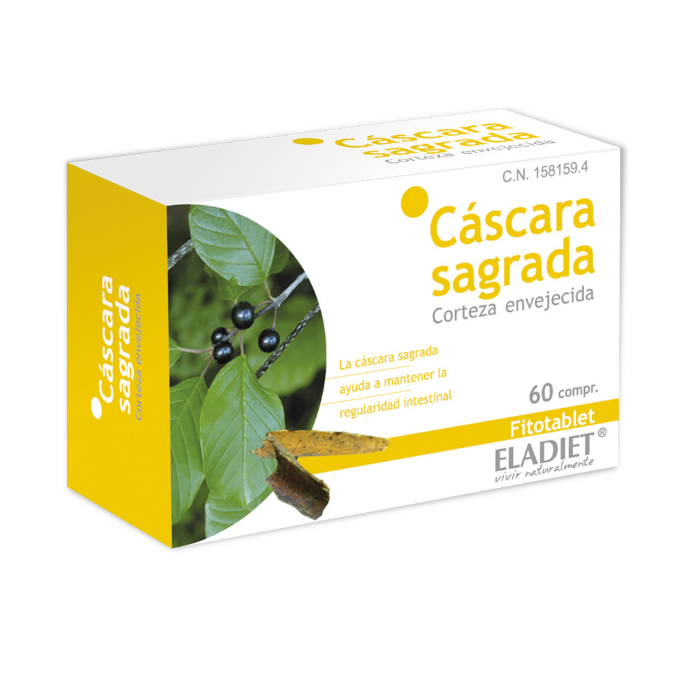 Comprar CASCARA SAGRADA FITOTABLET 60 COMP ELADIET online - Coliseum