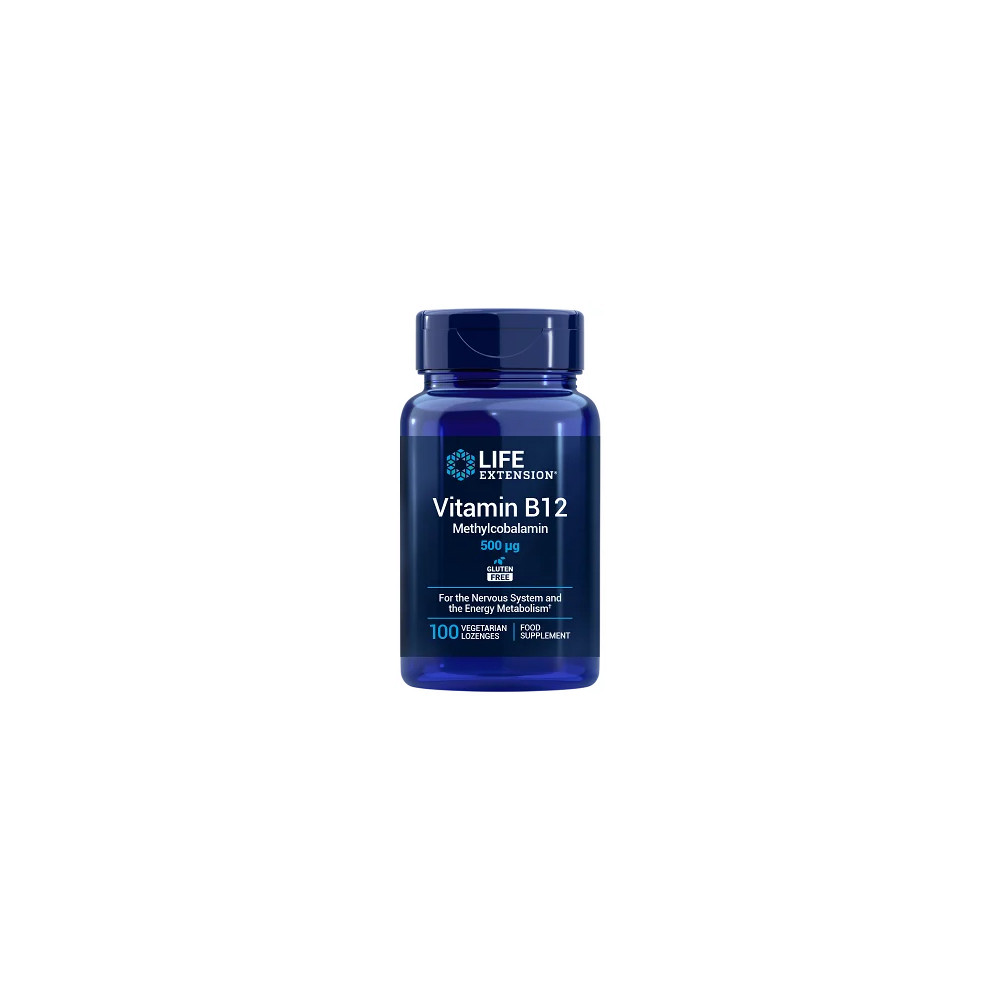 Comprar VITAMIN B12 500 MCG 100 COMP LIFE EXTENSION online - Coliseum