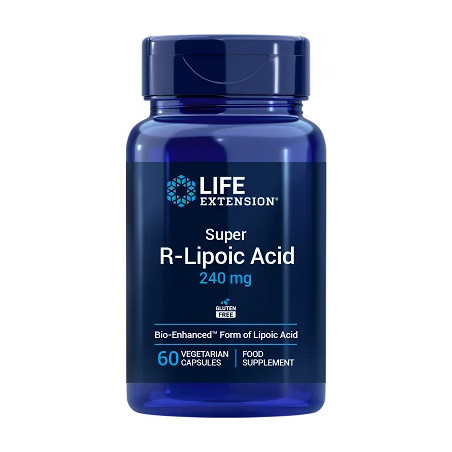 Comprar SUPER R-LIPOIC ACID 60 CAP LIFE EXTENSION online - Coliseum