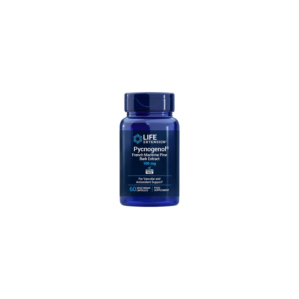 Comprar PYCNOGENOL 100 MG 60 CAP LIFE EXTENSION online - Coliseum