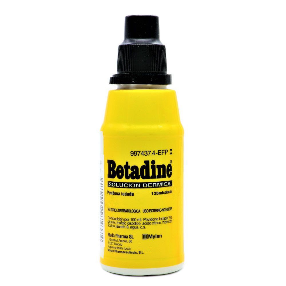 Comprar online BETADINE SOLUCION DERMICA 125 ML - Farmacia Coliseum